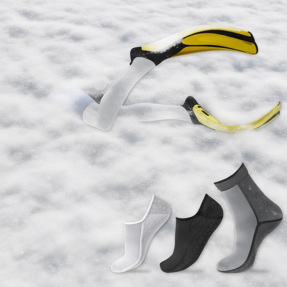Swim Fins - 3-миллиметровые неопреновые носки для дайвинга, снорклинга,