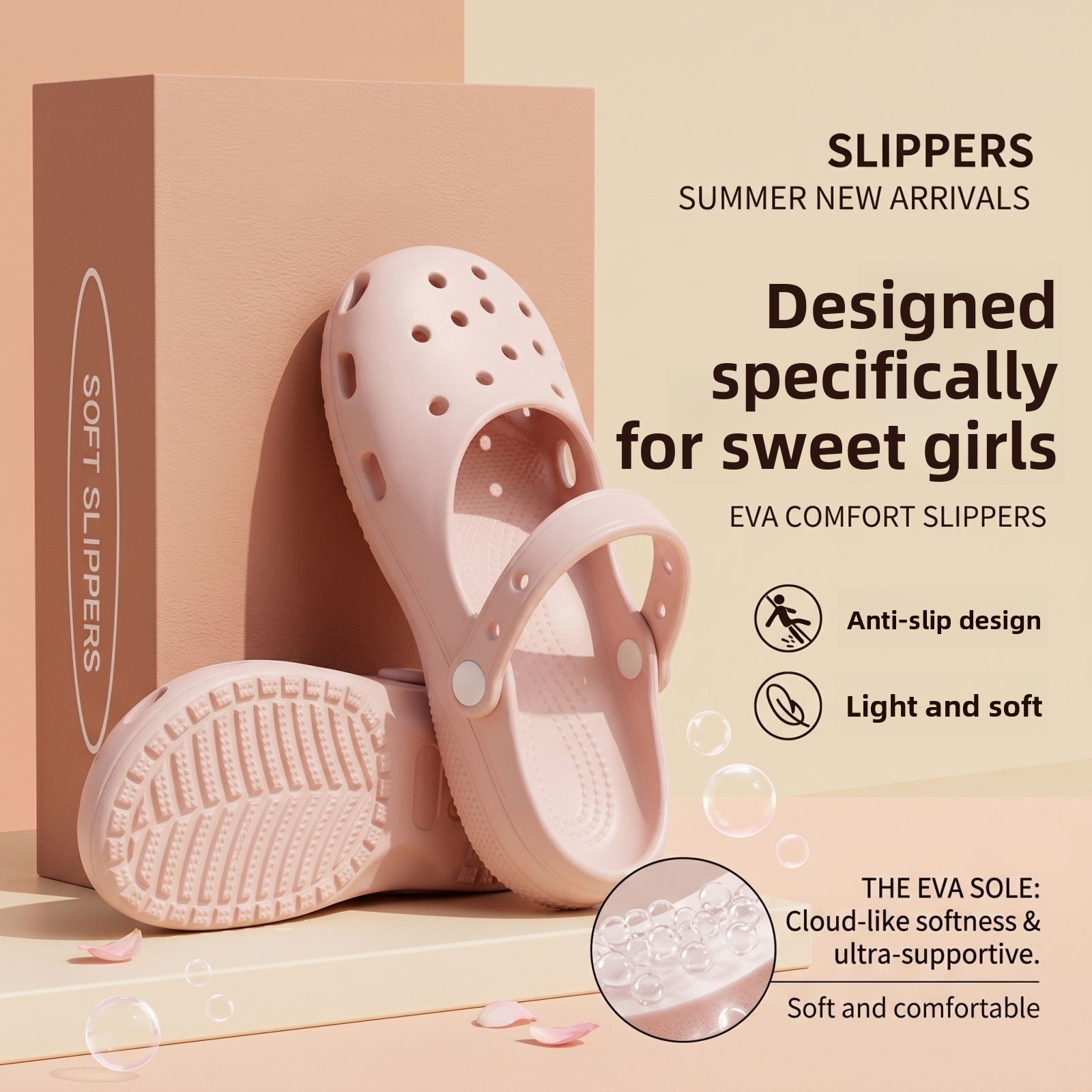 Новые летние женские милые бал – обзор и цена Water Shoes
