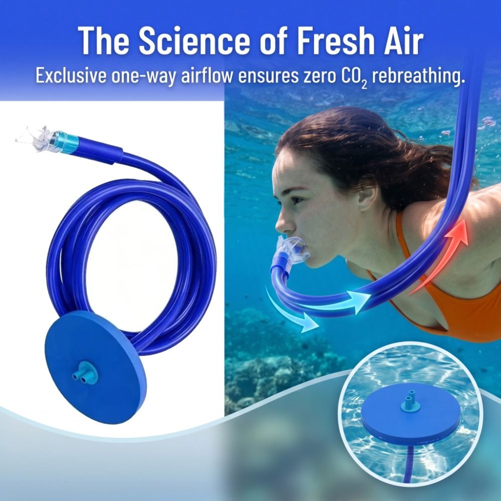 Двухтрубный полносухой респира – обзор и цена Snorkeling Gear